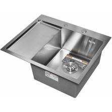 Gerhans Кухонная мойка 58х48 см, правосторонняя, сатин