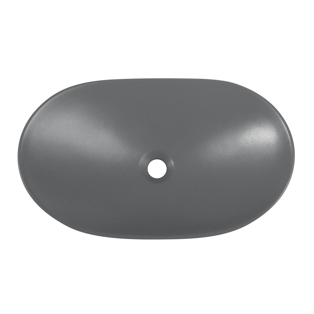 Приобрести belbagno накладная раковина 60х36 см, серая матовая bb1404-h311