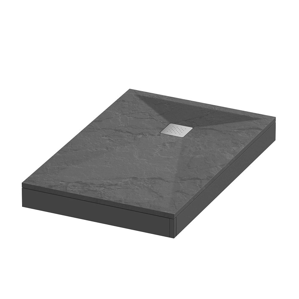 Приобрести grossman каменный душевой поддон strong 80x120 см, графит gr-s280120q