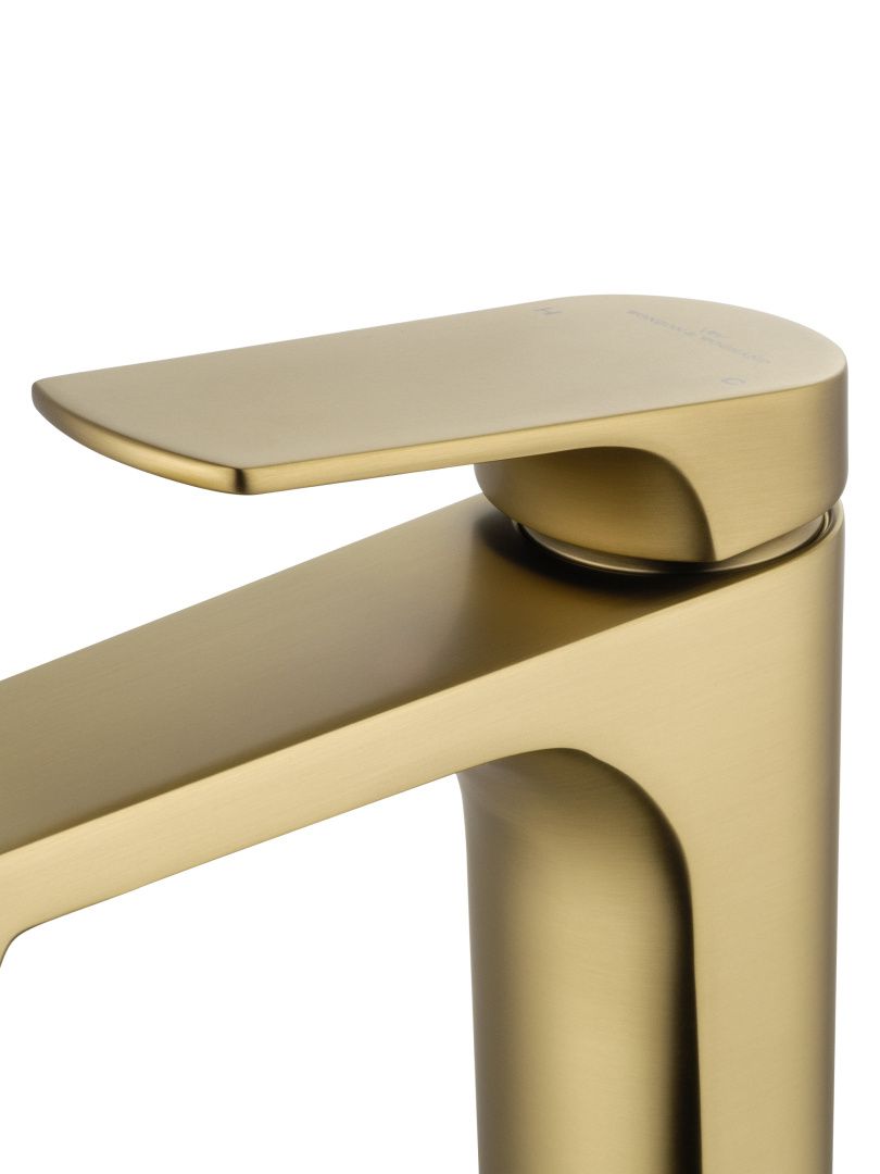 Приобрести смеситель для раковины wonzon & woghand, брашированное золото (ww-a40492-bg)