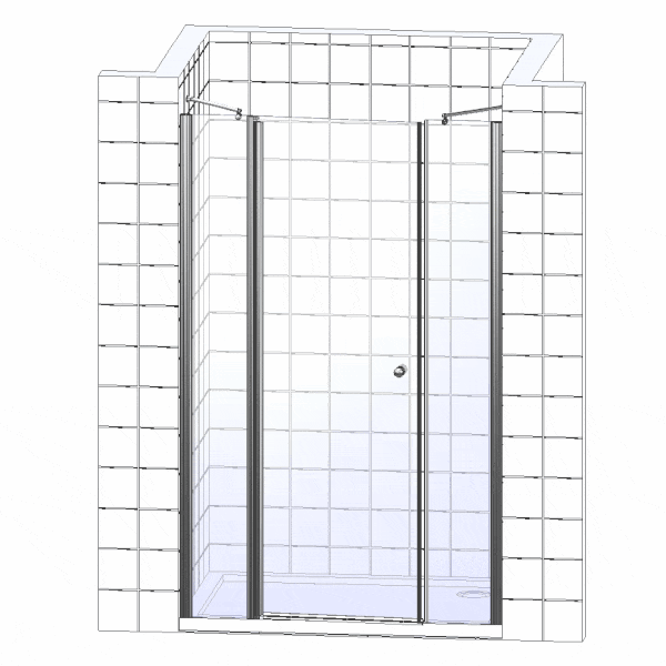 Приобрести душевая дверь rgw vi-02 золото 130, прозрачное, 02040213-18