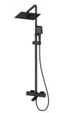 Душевая система с термостатом WONZON & WOGHAND, Черный матовый (WW-88739901-MB)