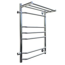 Тругор Водяной полотенцесушитель Браво П7 400х800 мм L ПМ 3 с полкой и боковым подводом, хром 00-00015991