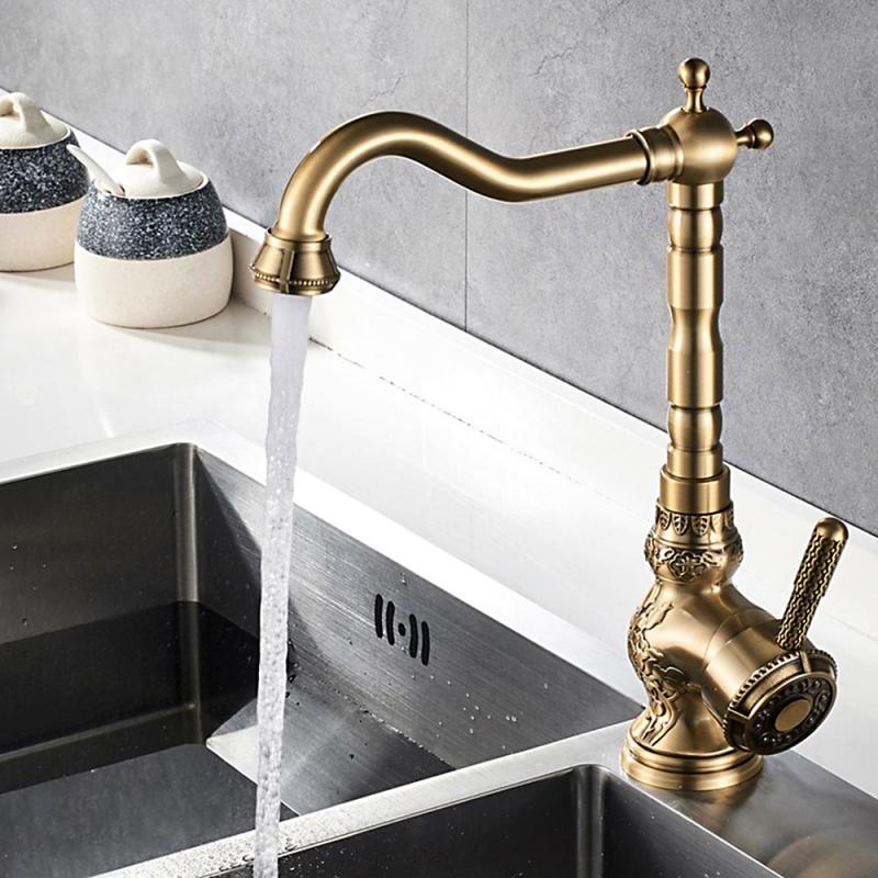 Приобрести gerhans смеситель для кухни k18, античная бронза k14218