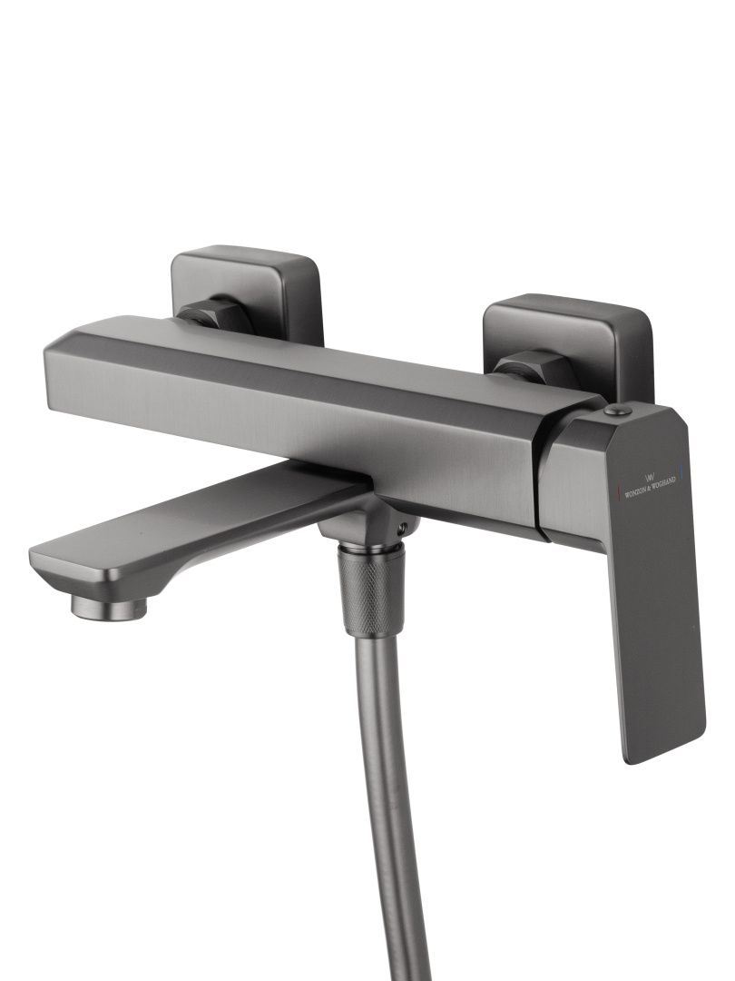 Приобрести смеситель для ванны с душем wonzon & woghand diamond, темный графит (ww-88639011-bgm)