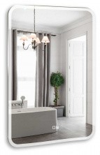 Azario Зеркало Стив 60х80 см c подсветкой, сенсор выключатель, подогрев LED-00002405