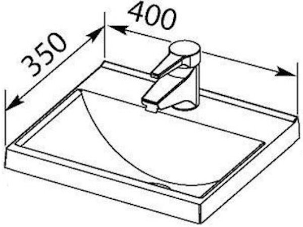 Приобрести aquanet раковина нота 40 см, белая