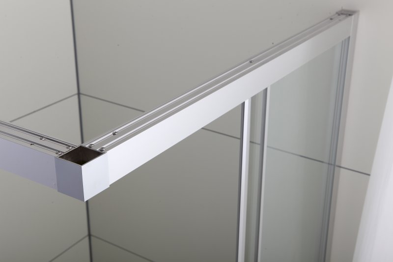 Приобрести cezares душевое ограждение comfort 100х90см comfort-ah-1-100/90-c-cr