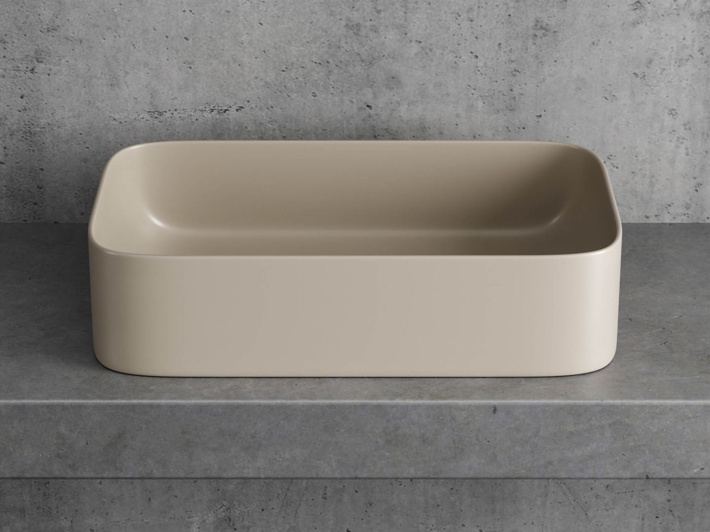 Приобрести hayzburg накладная раковина чаша 61х38 см, капучино матовая hb-0033-60mc