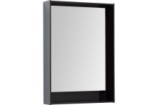 Aquanet Зеркало Милан 60 см с LED подсветкой, черное