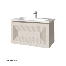 Caprigo Тумба с раковиной подвесная Modo Quarta 80 см, бежевая 35713-SF023