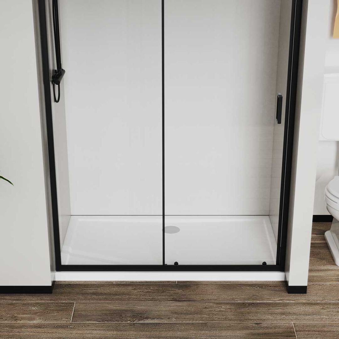 Приобрести vincea душевая дверь city 140 см, прозрачное, черное vds-5ct140clb