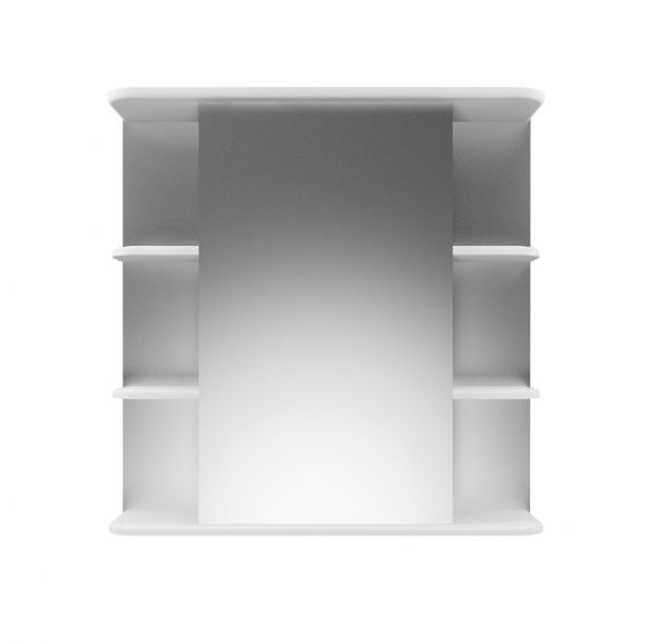 Приобрести mirsant зеркало шкаф глория 70/2 см, белый, левый ут000007583