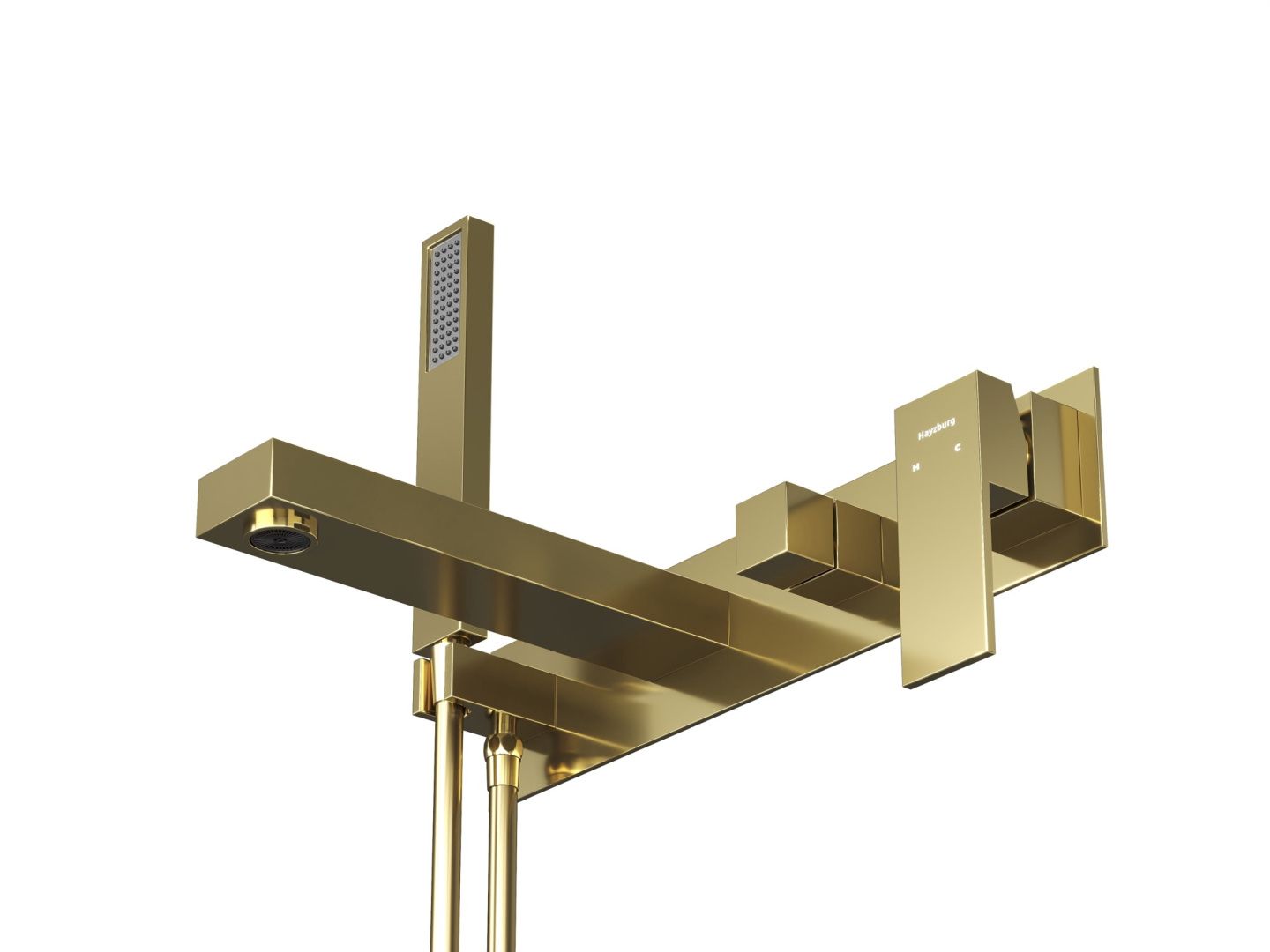 Приобрести hayzburg встраиваемый смеситель для ванны и душа, золото hb-1004go