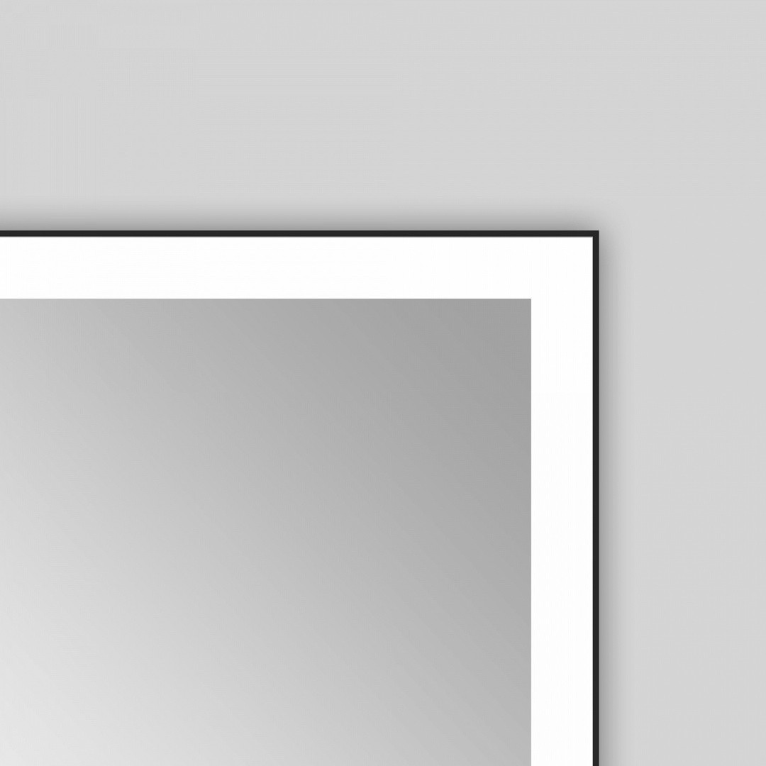 Приобрести azario зеркало 100х70 см, сенсорный выключатель, диммер, черное az-z-059cs
