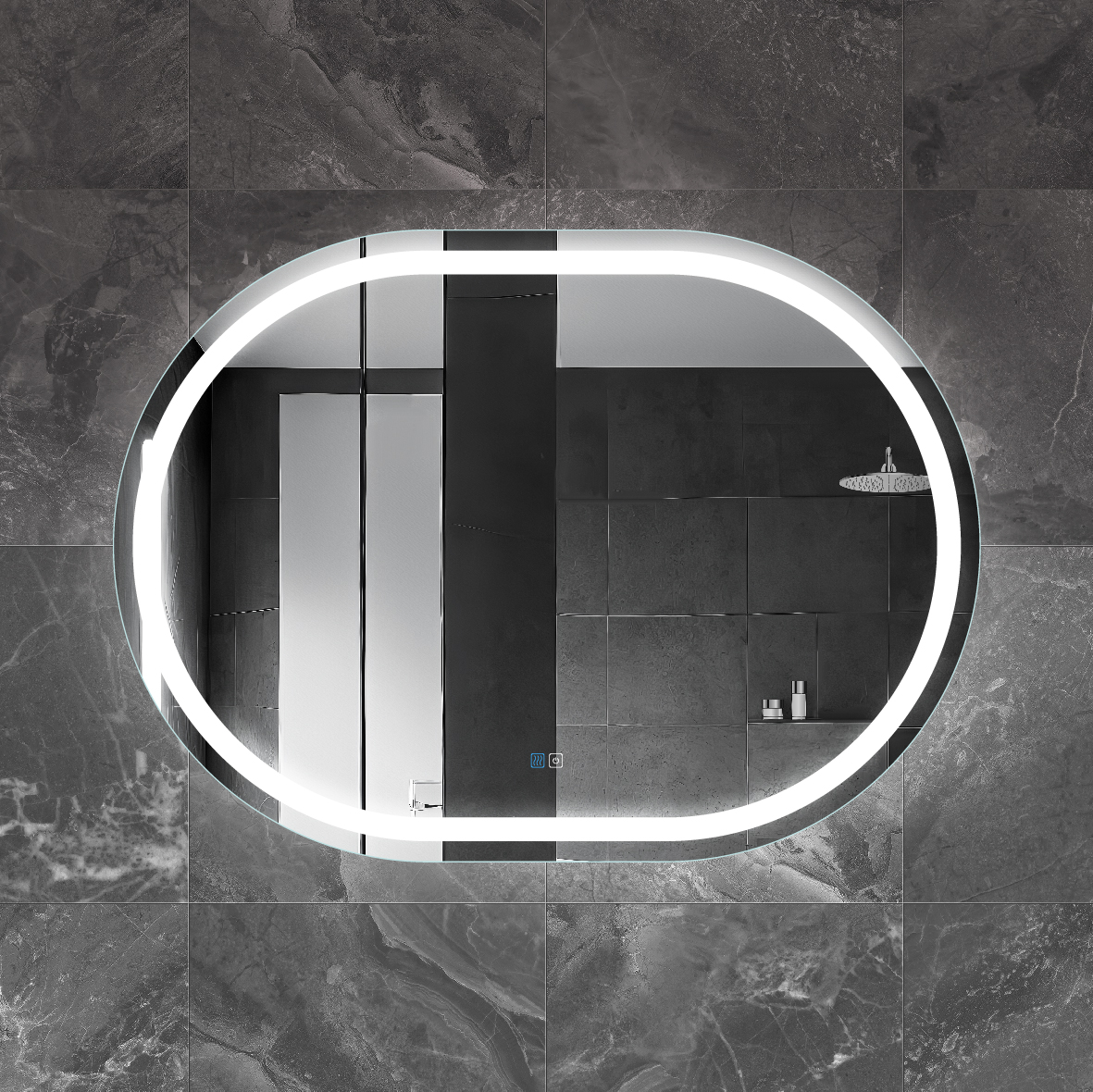 Приобрести cezares зеркало giubileo 110х80 см, с подсветкой и датчиком движения, подогревом czr-spc-giubileo-1100-800-tch-warm