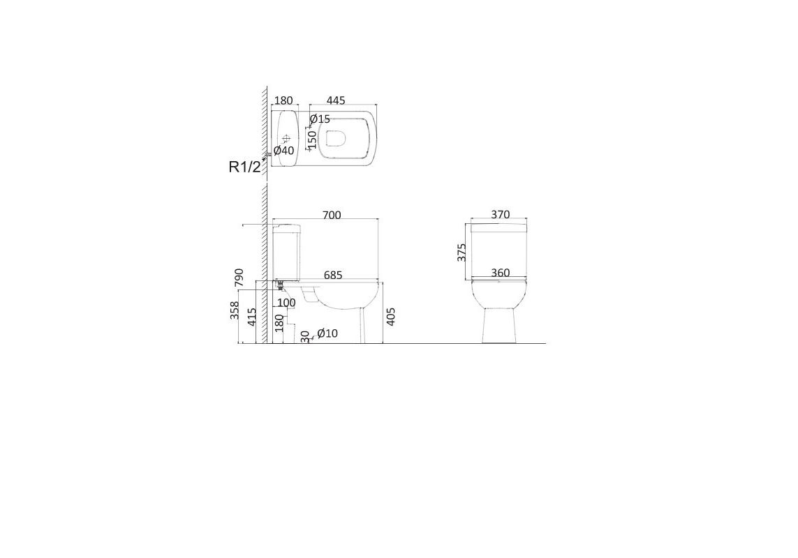 Приобрести унитаз биде creo ceramique с крышкой микролифт