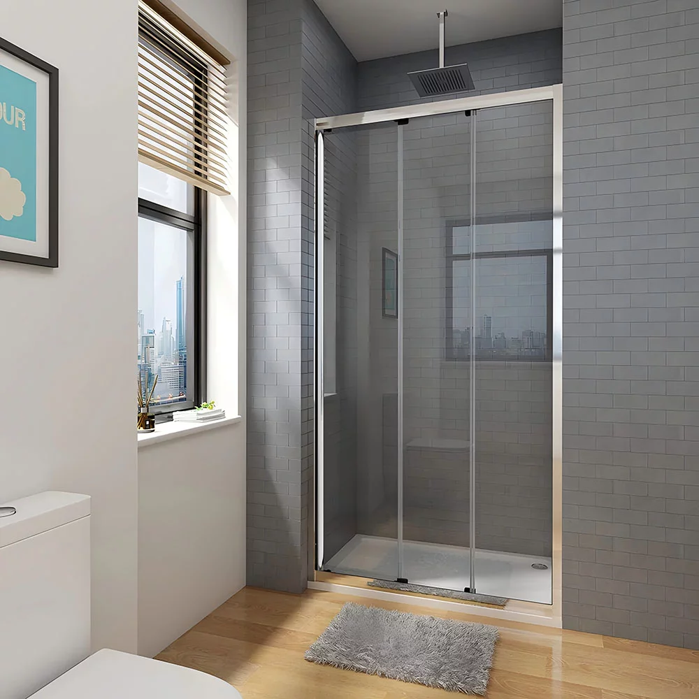 Приобрести veconi душевая дверь vianno 110x1950, хром, прозрачное vn28-110-01-c8