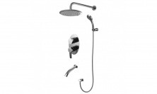 LEMARK Душевая система Atlantiss, скрытый монтаж, хром LM3222C