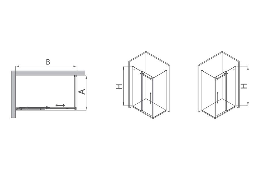 Приобрести душевое ограждение rgw to-44 130х90 см, прозрачное, 02074439-11