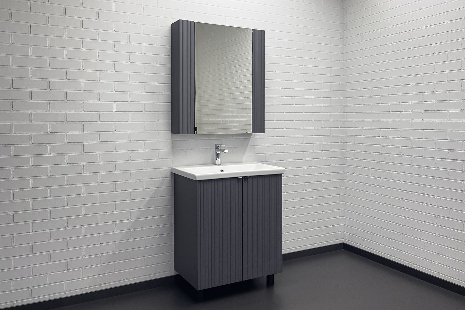 Приобрести сomforty тумба с раковиной "лима-70" антрацит