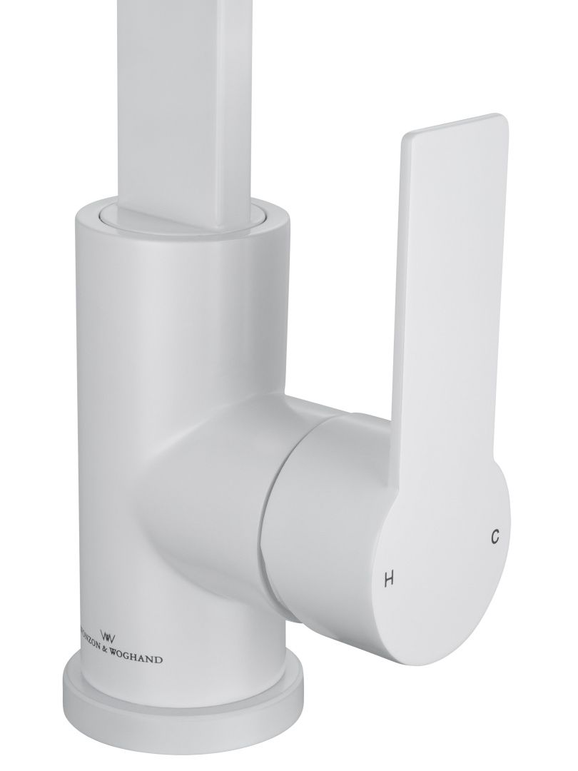 Приобрести смеситель для кухни wonzon & woghand, белый матовый (ww-ae4550-mw)