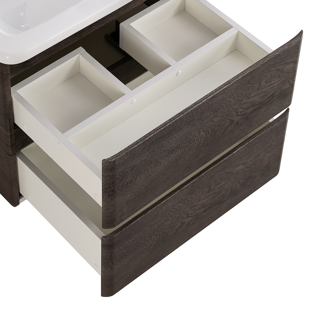 Приобрести belbagno тумба с раковиной albano-cer 50 см, подвесная rovere nature grigio, белая раковина