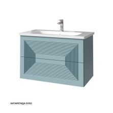 Caprigo Тумба с раковиной MODO Quarta 80 см, антарктида 35712 3