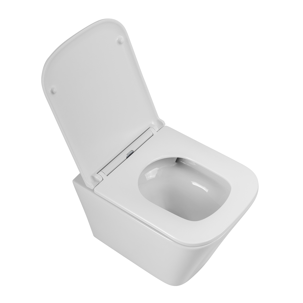 Приобрести belbagno унитаз безободковый подвесной ardente-tor со смывом tornado с сиденьем дюропласт, микролифт, белый bb520ch-tor/bb2322sc