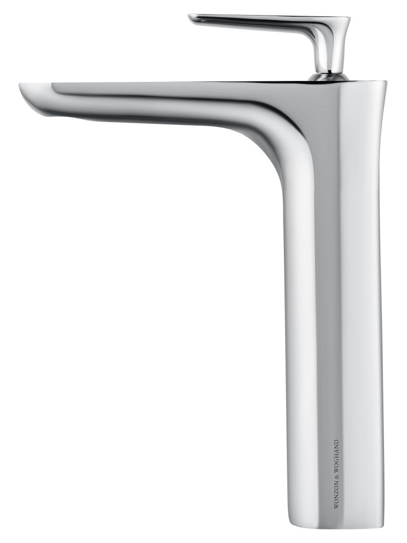 Приобрести смеситель для раковины высокий wonzon & woghand shark, хром (ww-481102-cr)