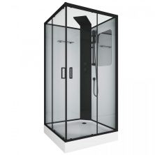 Grossman Душевая кабина Elegans 90х90 см, черная матовая GR251Q