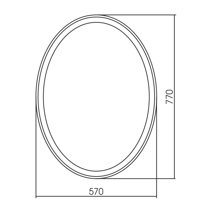Приобрести azario зеркало италия 570х770- 3 сенсор выкл+подогрев+часы