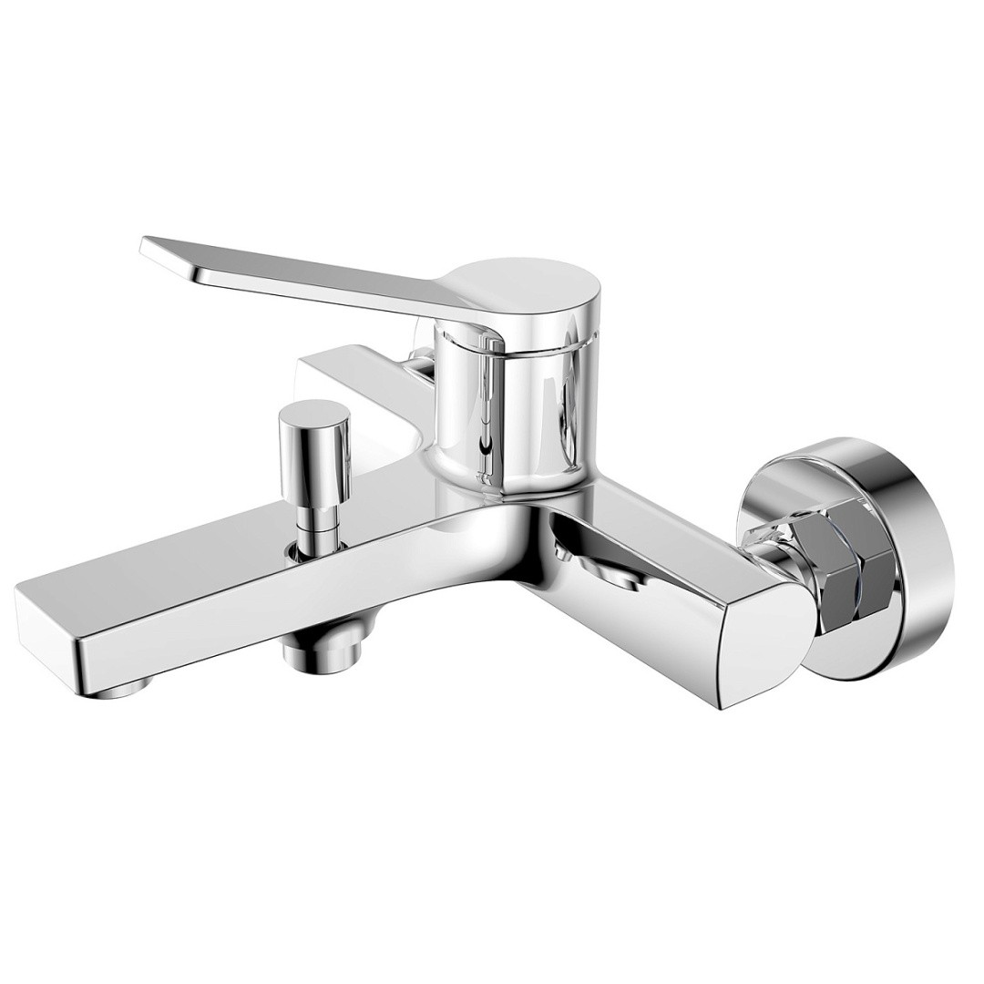 Приобрести azario смеситель для ванны vise с ручным душем, хром az-vsa238330c