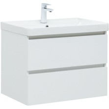 Aquanet Тумба с раковиной Вега 70 см, (2 ящика)