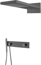 Boheme Душевая система Zodiac, встраиваемая, черный хром 132-SGM