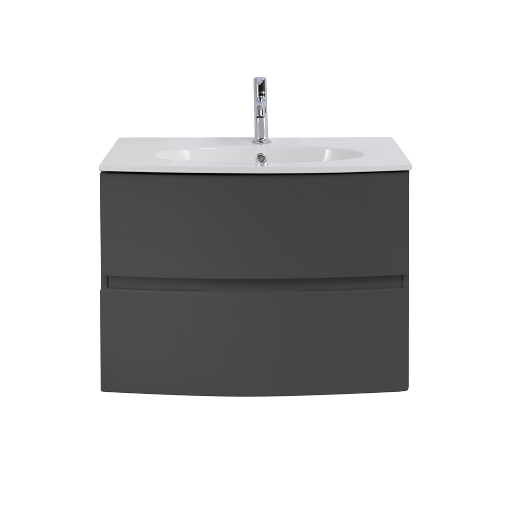 Приобрести cezares тумба подвесная с раковиной elettra 75 см grafite, графит 55522