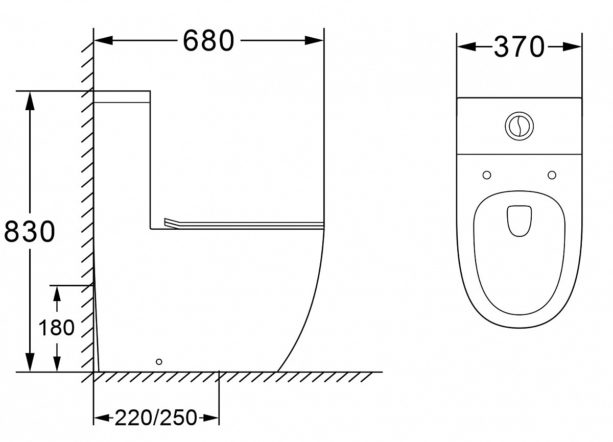 Приобрести azario напольный унитаз-компакт morano, безободковый, c крышкой дюропласт. с микролифтом az-1001-g