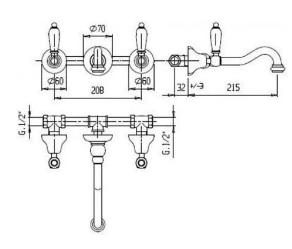 Приобрести cezares смеситель для раковины lord, скрытый монтаж, золото lord-bls1-03/24