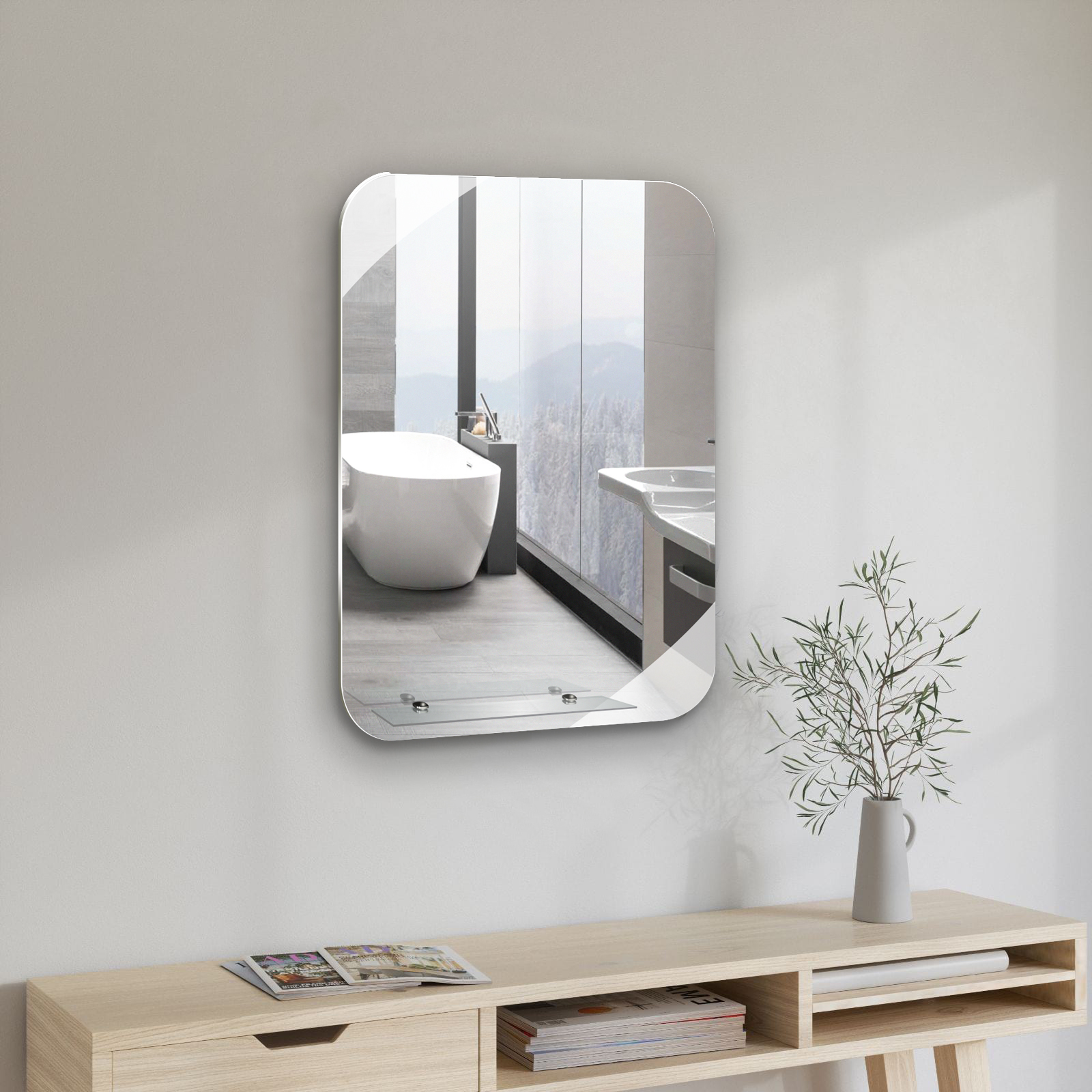 Приобрести loranto зеркало аргус 55х80 см, с полкой (фр-00002362)