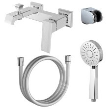 Azario Смеситель для ванны Exquisite, с ручным душем, хром AZ-VSN238340C