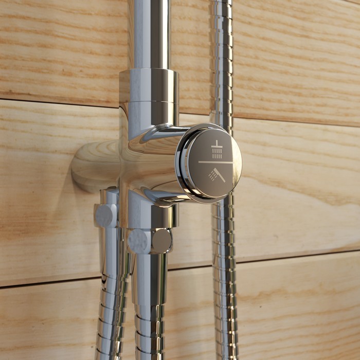 Приобрести iddis душевая система spahome, круглая d-260мм, хром spa3f0ci76