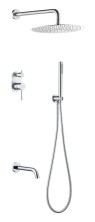 Boheme Душевой комплект скрытого монтажа Uno. хром 464-2-CR