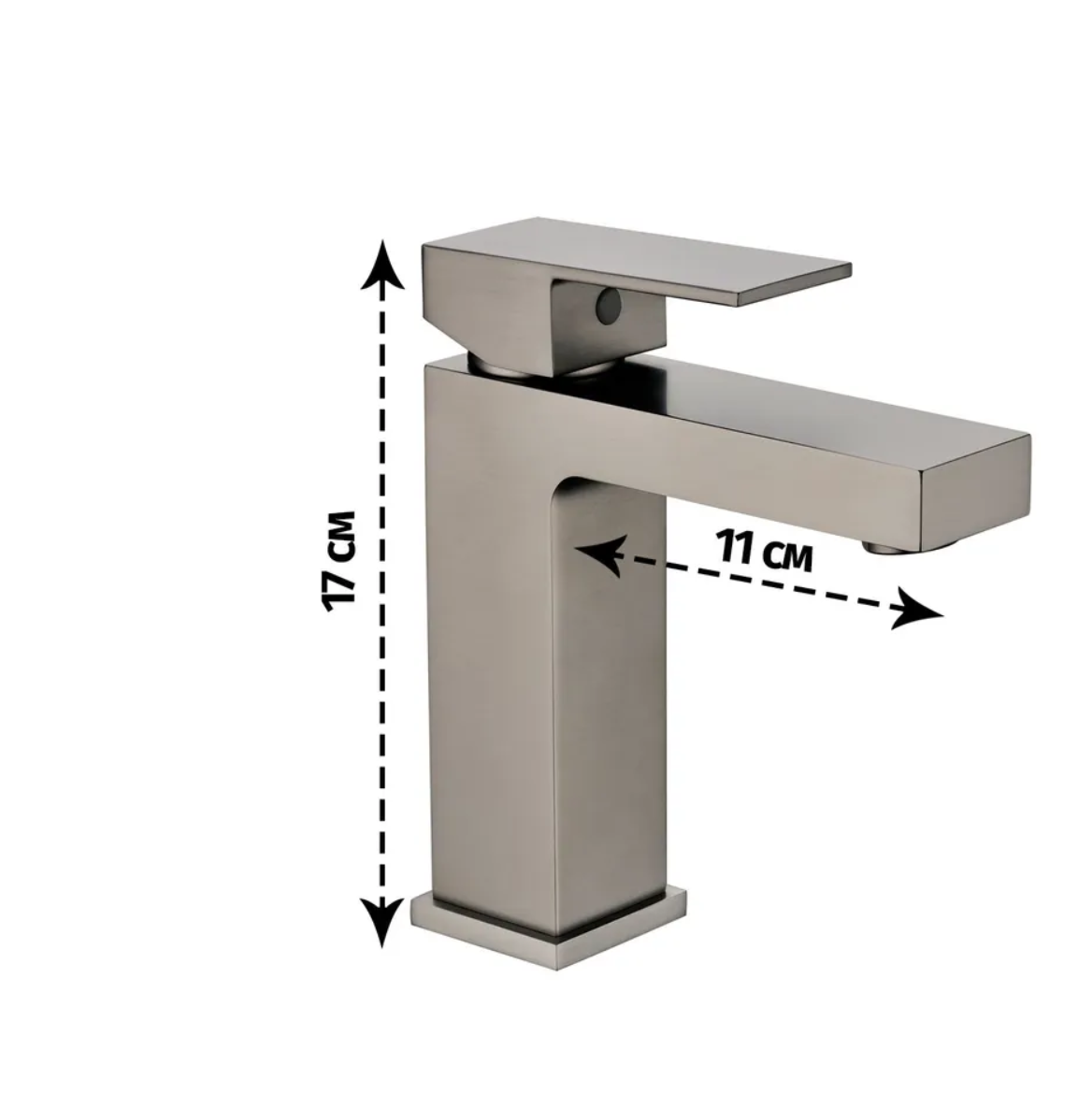 Приобрести grocenberg смеситель для раковины, графит gb2008bg