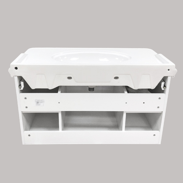 Приобрести сomforty тумба с раковиной "палини-100" белый глянец