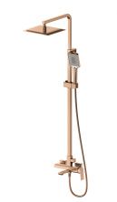 Душевая система WONZON & WOGHAND DIAMOND, Брашированное розовое золото (WW-88739011-BRG)