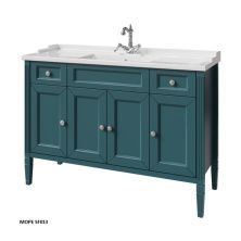 Caprigo Тумба с раковиной ALBION CONCEPT 120 см, бирюзовая