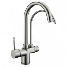 Gappo Смеситель для кухни G4398-10 с подключением к фильтру, сатин 92445