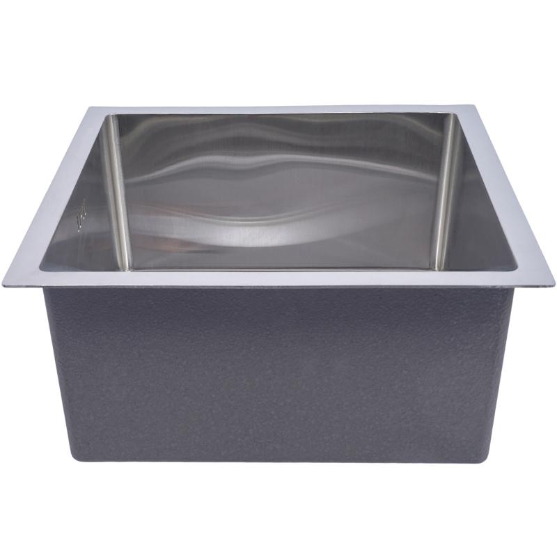 Приобрести gerhans кухонная мойка 44х44 см, под столешницу, сатин