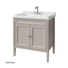 Caprigo Тумба с раковиной ALBION CONCEPT 80 см, серая 34012UV с1