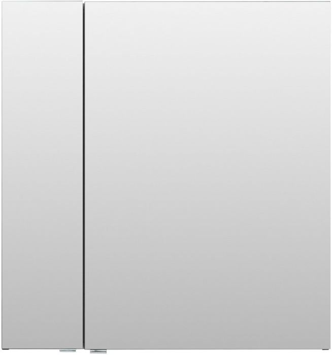 Приобрести aquanet зеркальный шкаф алвита 80 см, серый антрацит